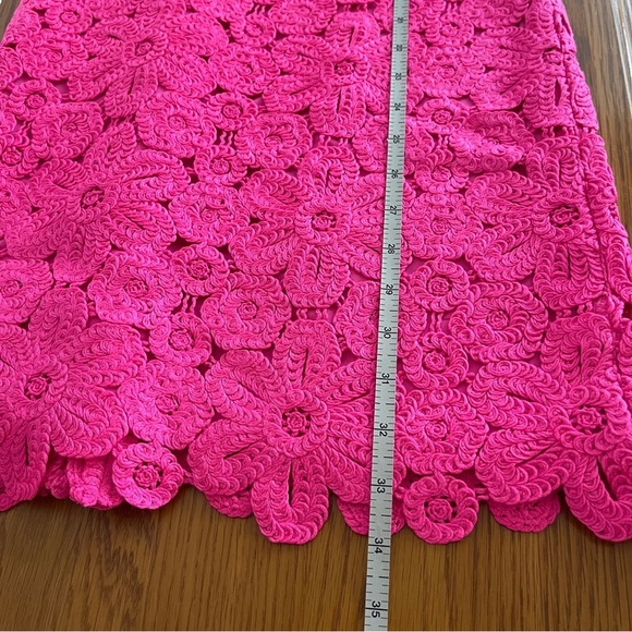 Lilly Pulitzer Marquette Crochet Shift Dress Size M - Picture 12 of 15